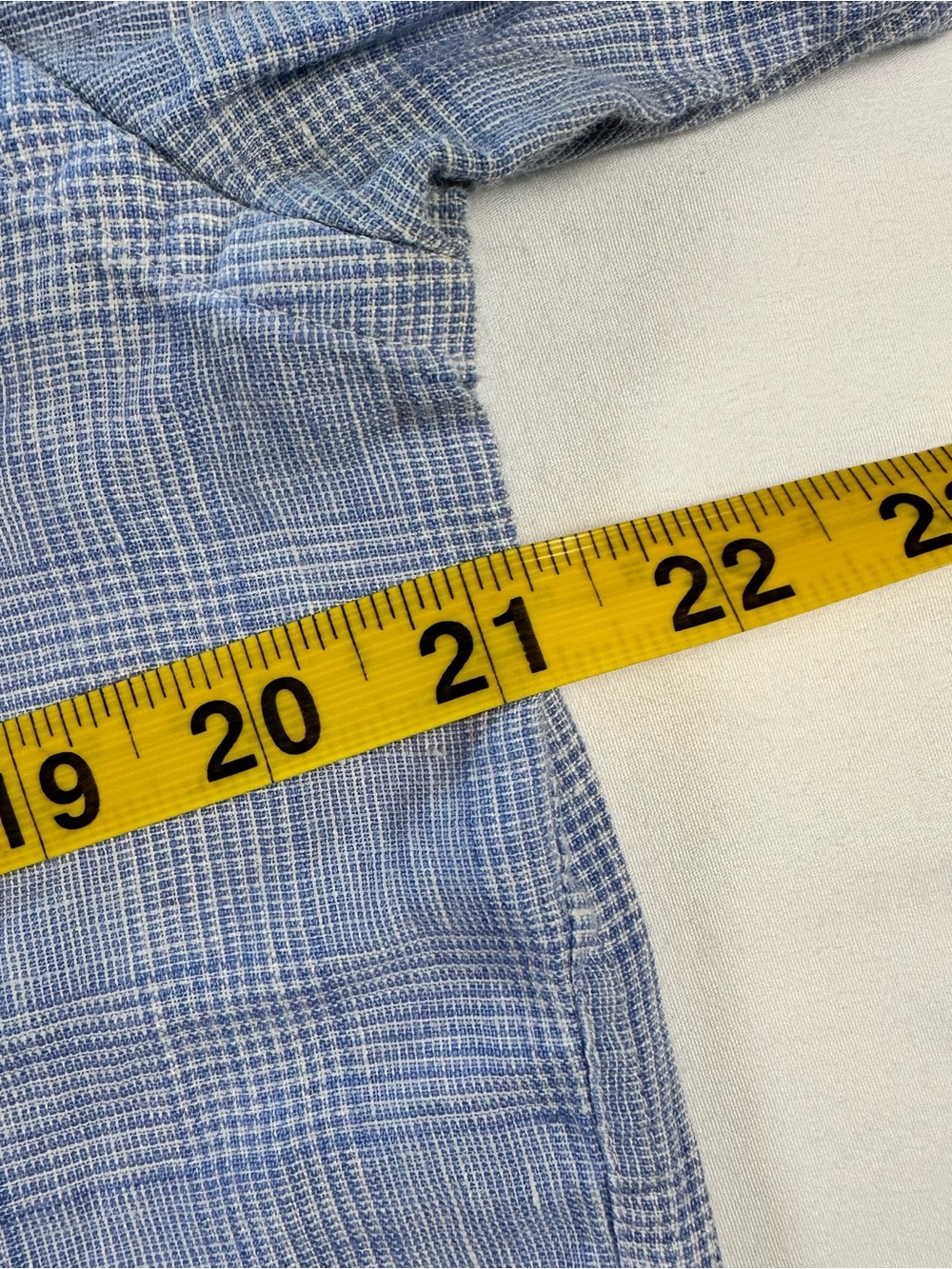 UNTUCKit Torontel WR Linen Shirt Mens L Blue Long Sleeve Button Down - Picture 5 of 8